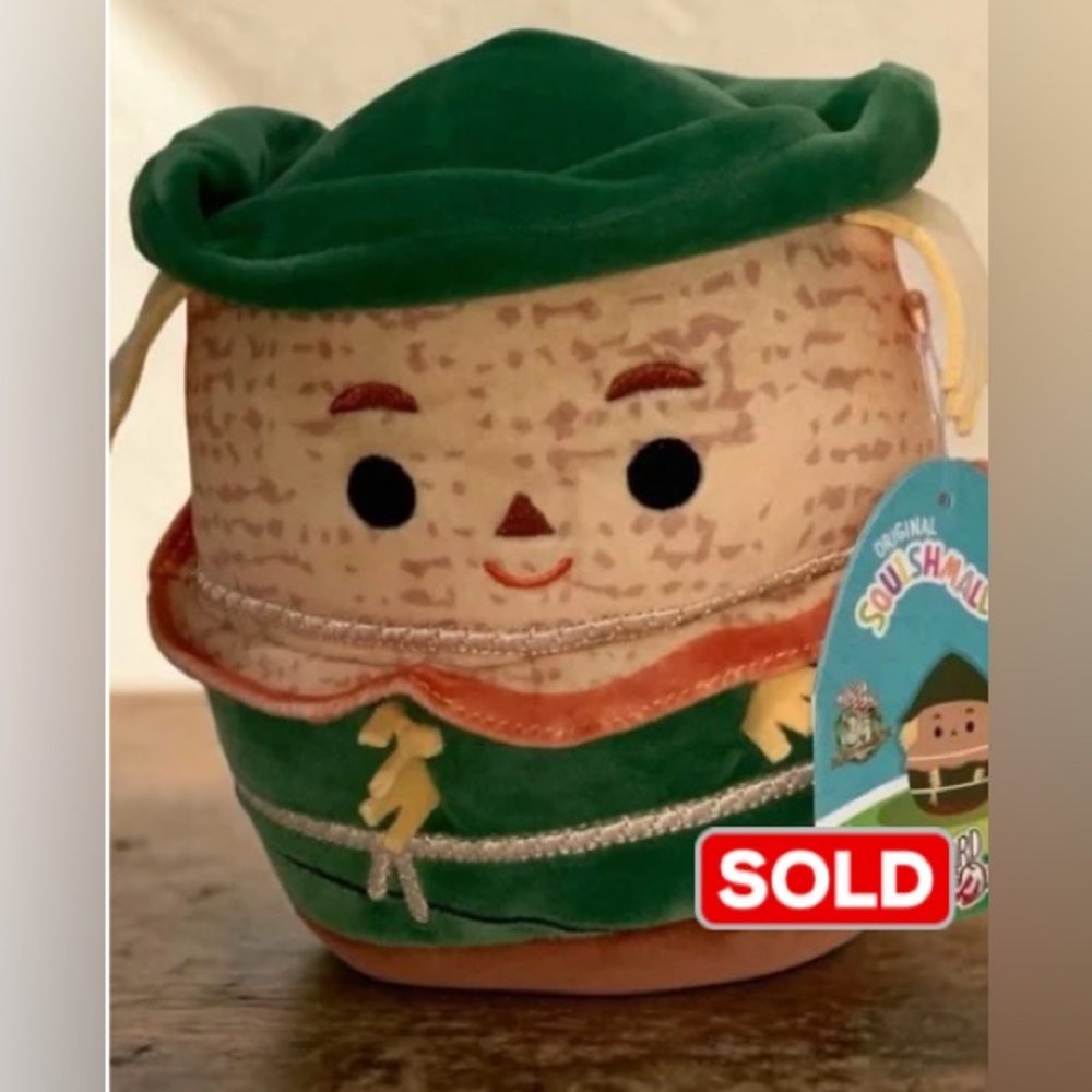 Squishmallows Scarecrow Wizard of Oz Plush 7” NWT Kellytoy